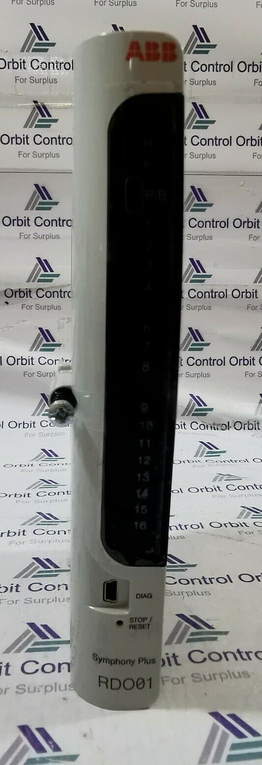 ABB RDO01A, 2VAA008431R11 Red. DO 16-CH, 24 VDC 15A Symphony Plus Digital output