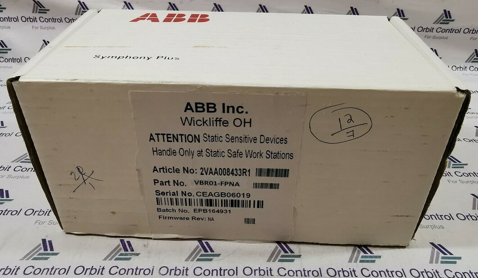 ABB 2VAA008433R1 ABB VBR01-FPNA, 2VAA008433R1 Base Field Power Neutral Mtg Base 120VAC 24VDC 6A