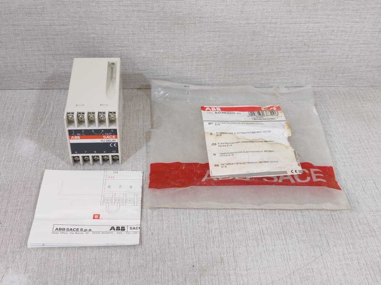 ABB 1SD A038320 R1 ABB 1SD A038320 R1 Electronic Time Delay 1SDA038320R1