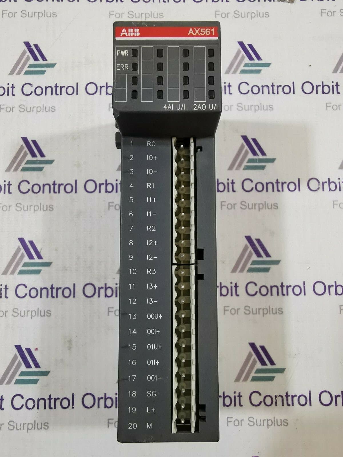 AX561 A0 ABB 1TNE968902R1301 ANALOG MODULE