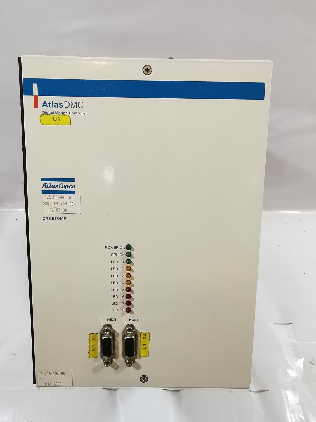 ATLAS DMC 9032 0120 50 ATLAS DMC 51540P-AC EXT 24 9032 0120 50 DIGITAL MOTION CONTROLLER