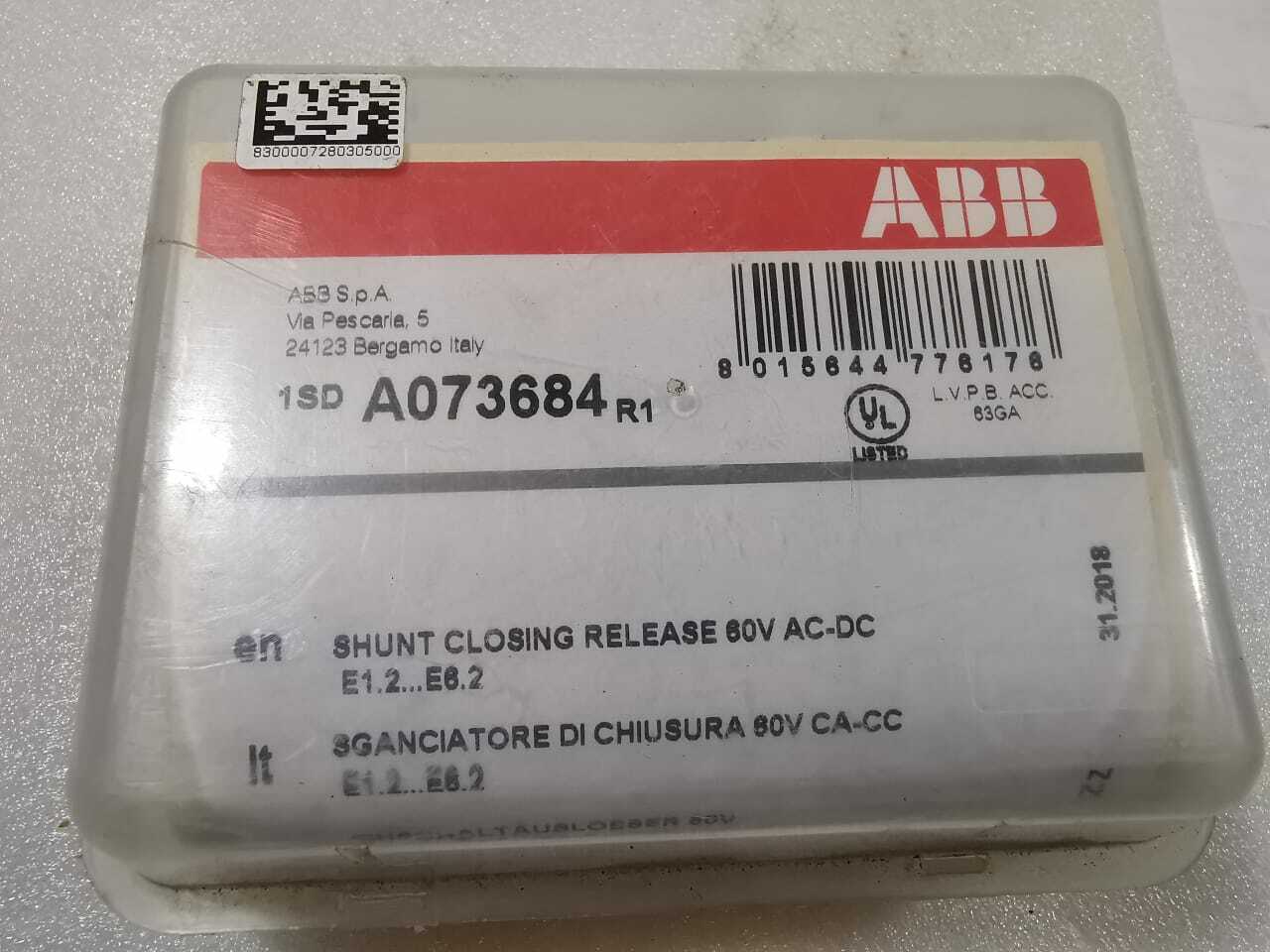 ABB YO-1SDA073671R1-1SDA073684R1 ABB A073684 SACE YO 1SDA073671R1-1SDA073684R1