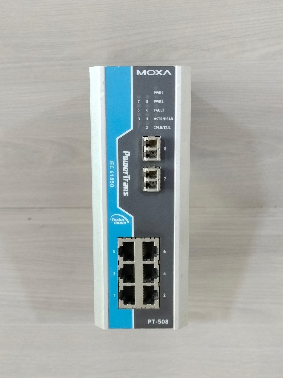 MOXA PT-508 PowerTrans PT-508-SS-L Managed Switch IEC 61850