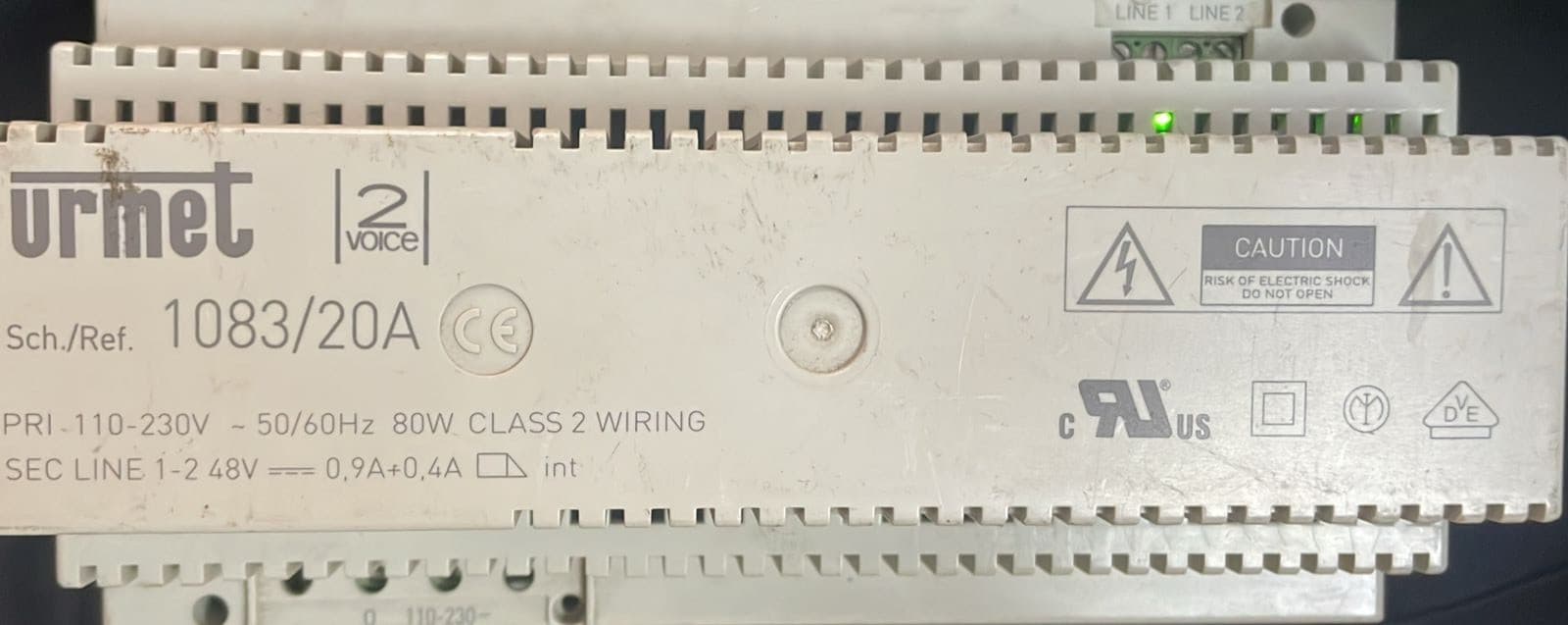 URMET 1083/20A POWER SUPPLY
