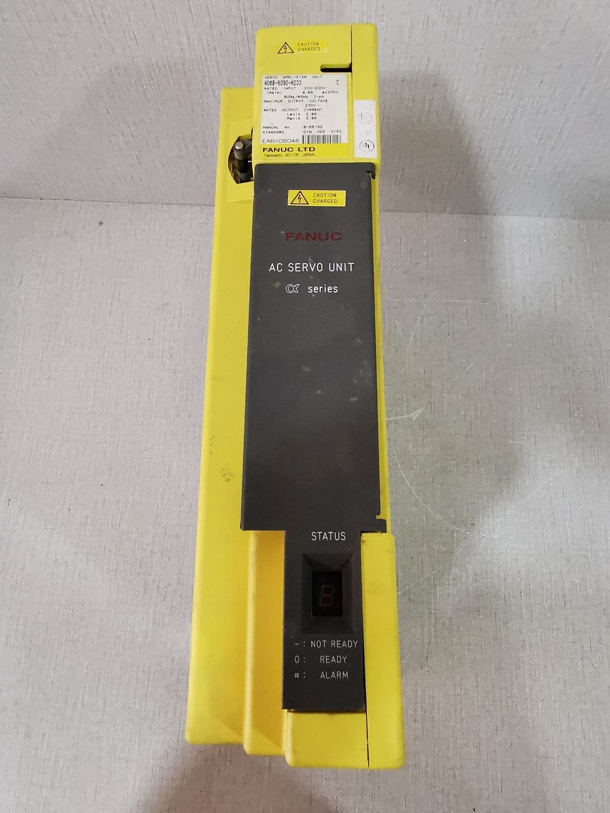 Fanuc A06B-6090-H233 FANUC A06B-6090-H233 SERVO AMPLIFIER UNIT