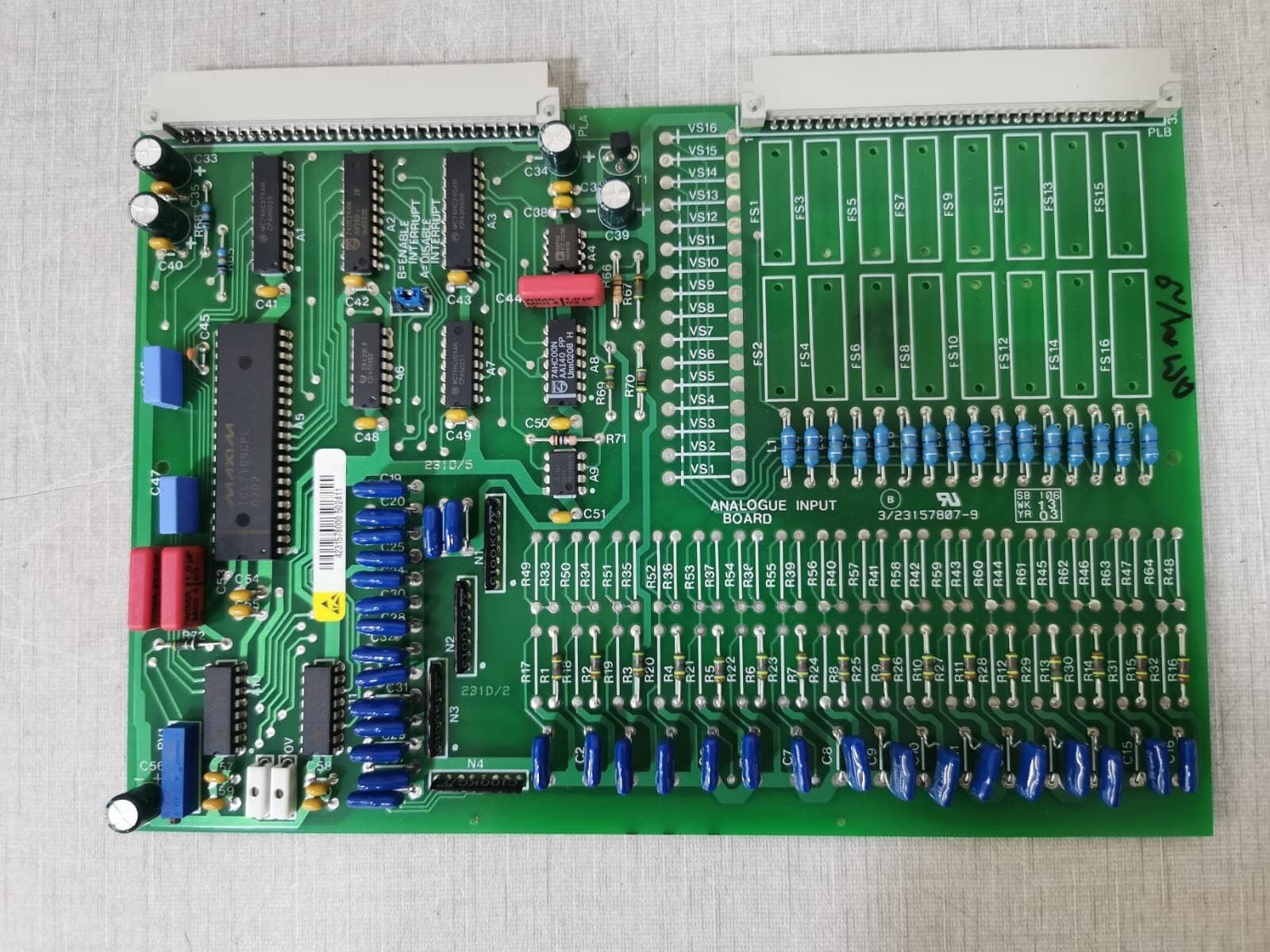 Invensys 3/23157807-9 INVENSYS 3/23157807-9 ANALOG INPUT BOARD