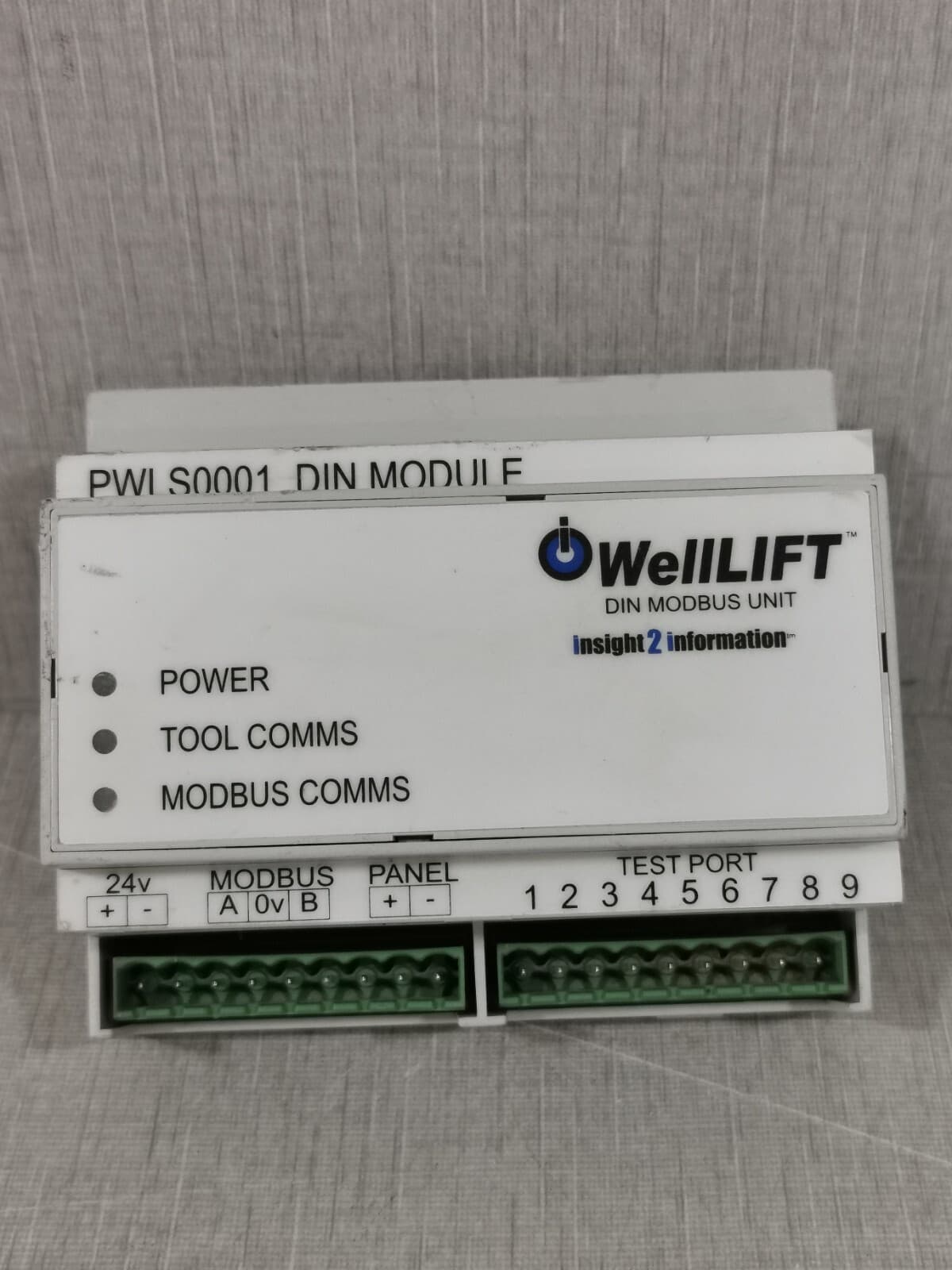 WellLift PWLS0001 DIN MODBUS UNIT INSIGHT 2 INFORMATION