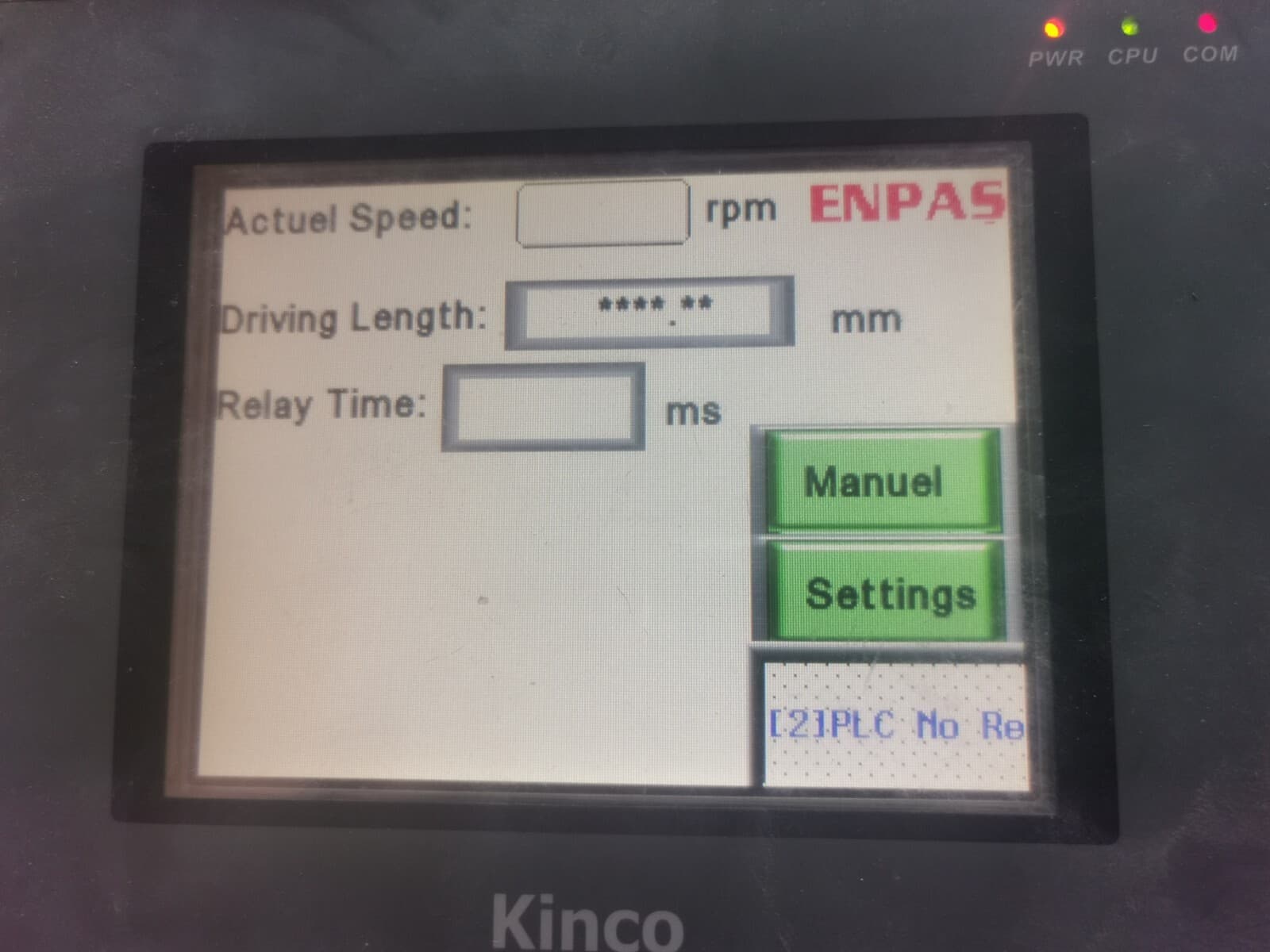 Kinco MT4300C HMI Touch Screen