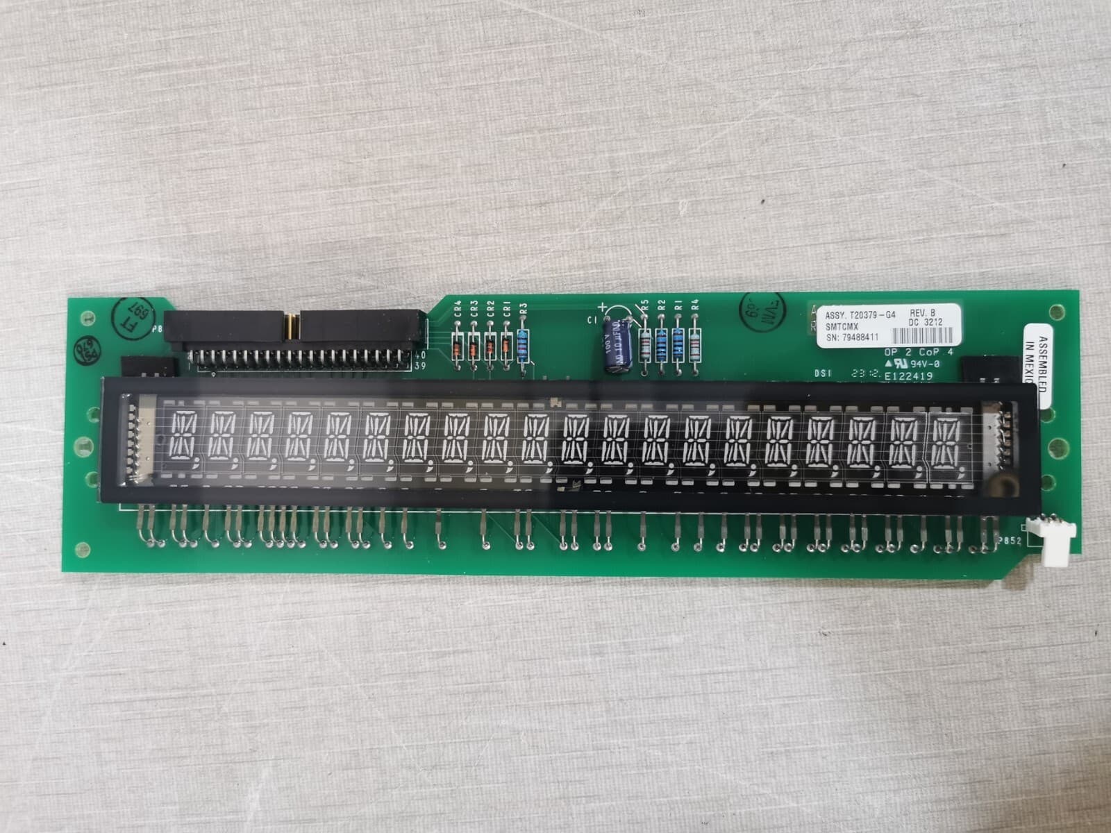 Gilbarco ASSY T20379-G4 Rev. B Control Board