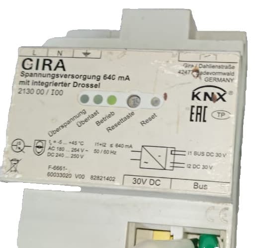 GIRA 2130 00/I00 Power Supply 640mA