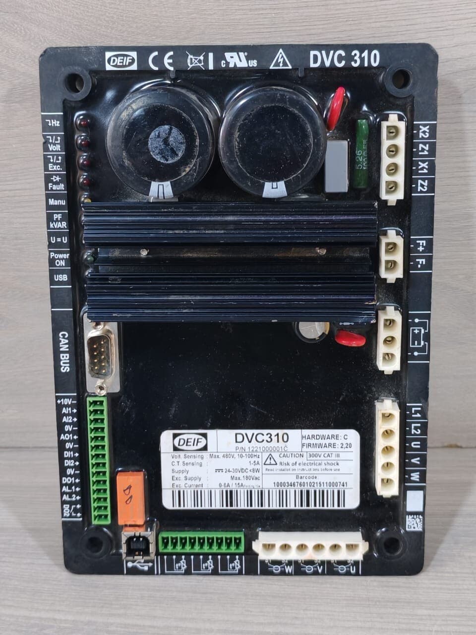 DEIF 1221000001C DEIF DVC310 Digital Voltage Controller 1221000001C
