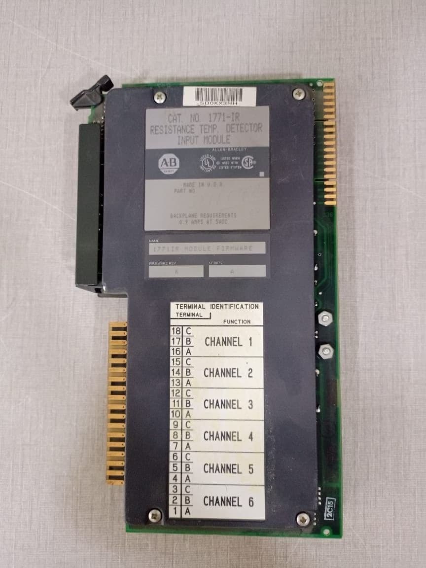 Allen Bradley 1771-IR Input Module Resistance Temp. Detector / Ser A / Rev K