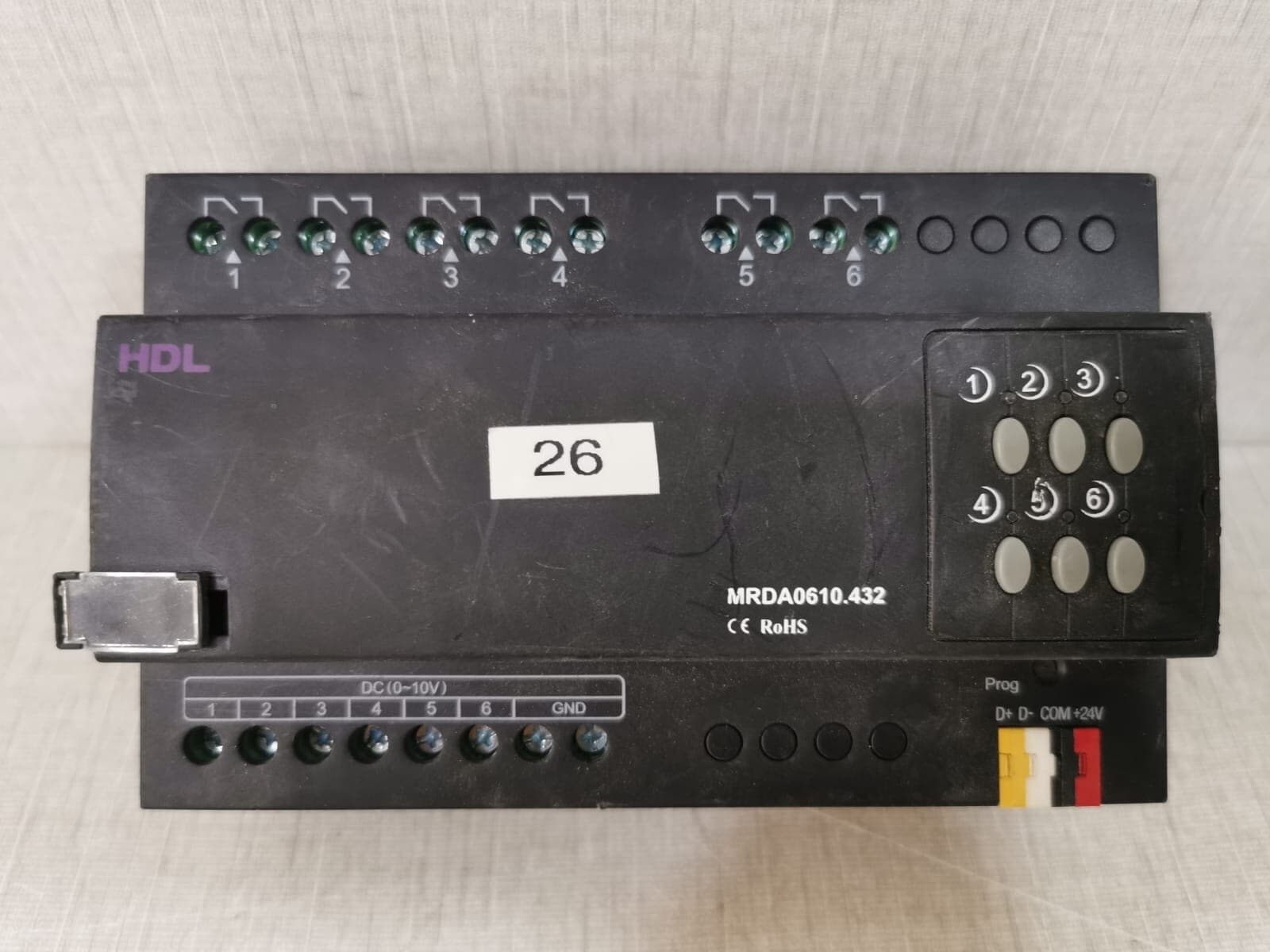 HDL MRDA0610.432 F/W HDL-V04.03U HDL 6CH 10A 0-10V BALLAST CONTROLLER