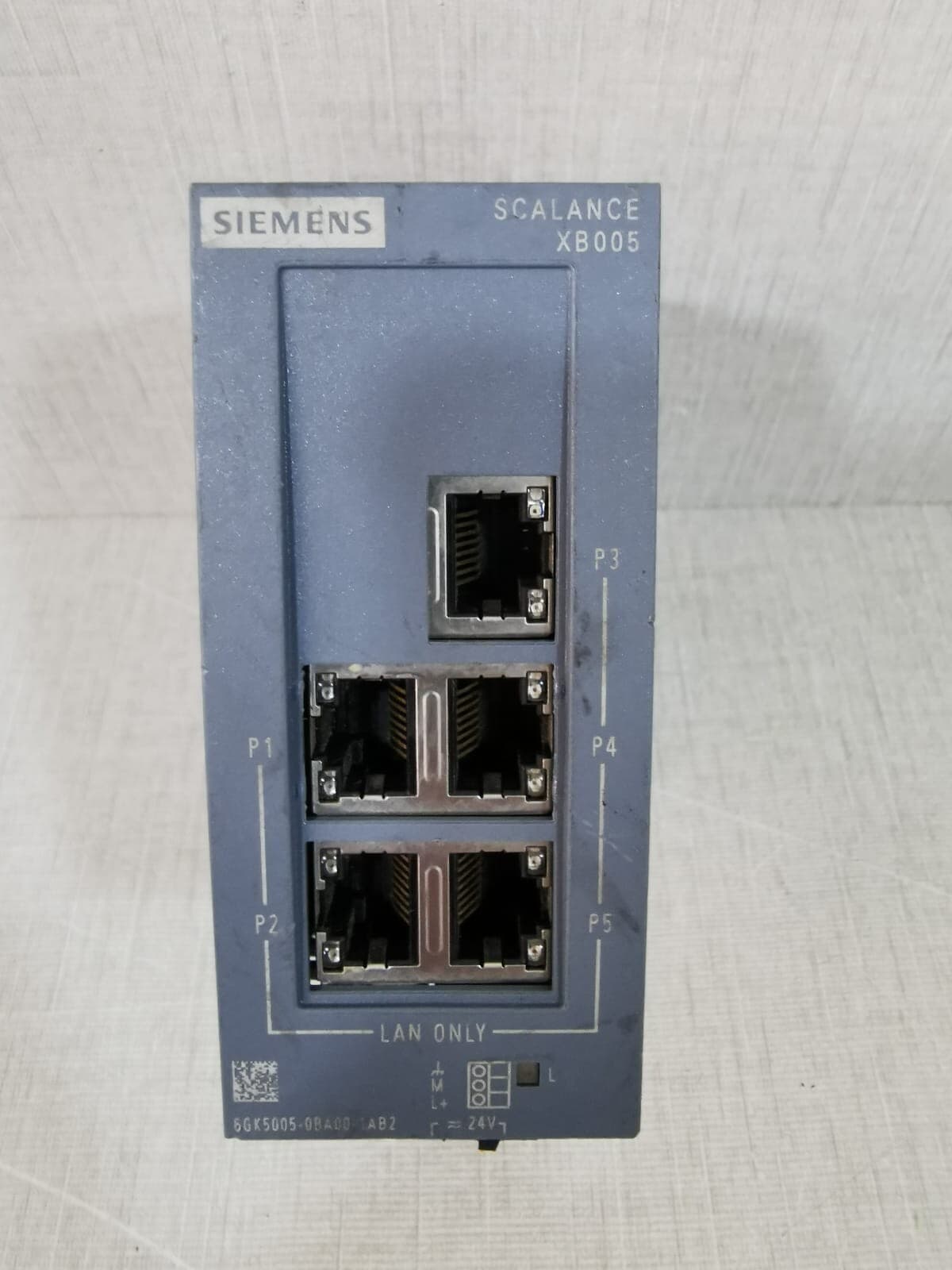 Siemens Scalance XB005/6GK5005-0BA00-1AB2 Ethernet Switch Module
