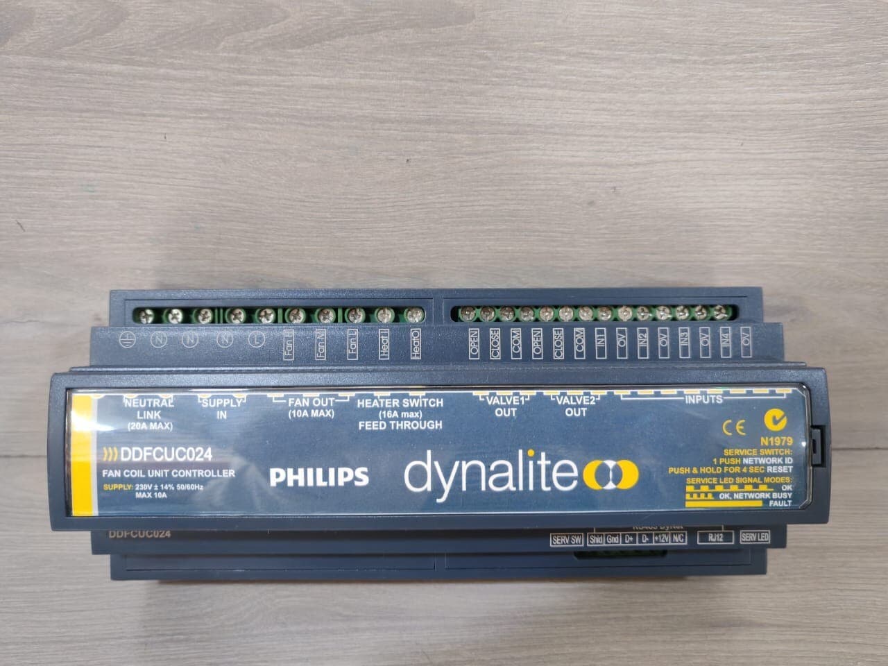 Philips DDFCUC024 PHILIPS DYNALITE DDFCUC024 FAN COIL UNIT CONTROLLER