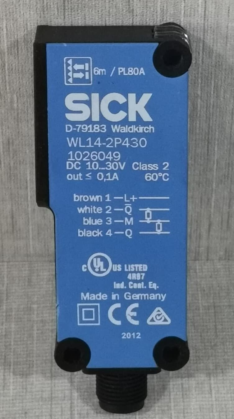 Sick WL14-2P430 Photoelectric Retro-Reflective Sensor