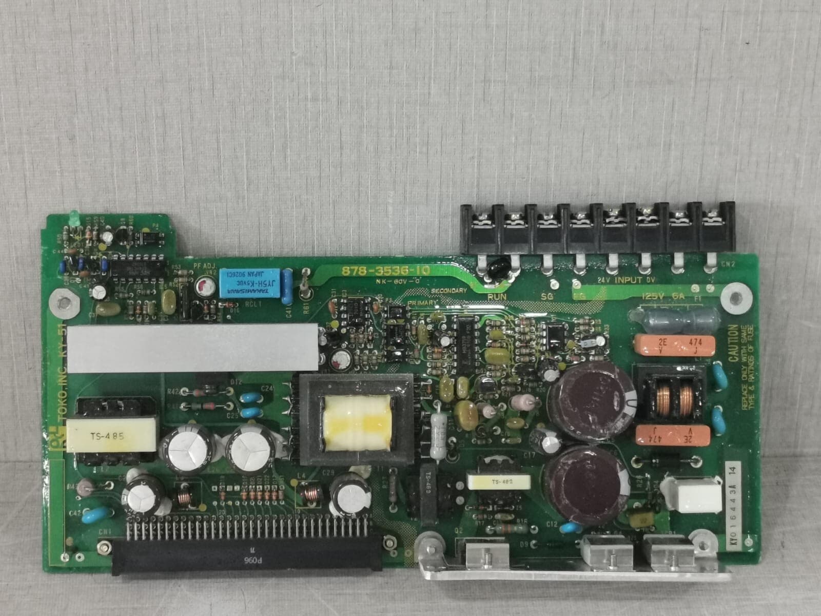 TOKO 878-3536-IO Printed Circuit Board