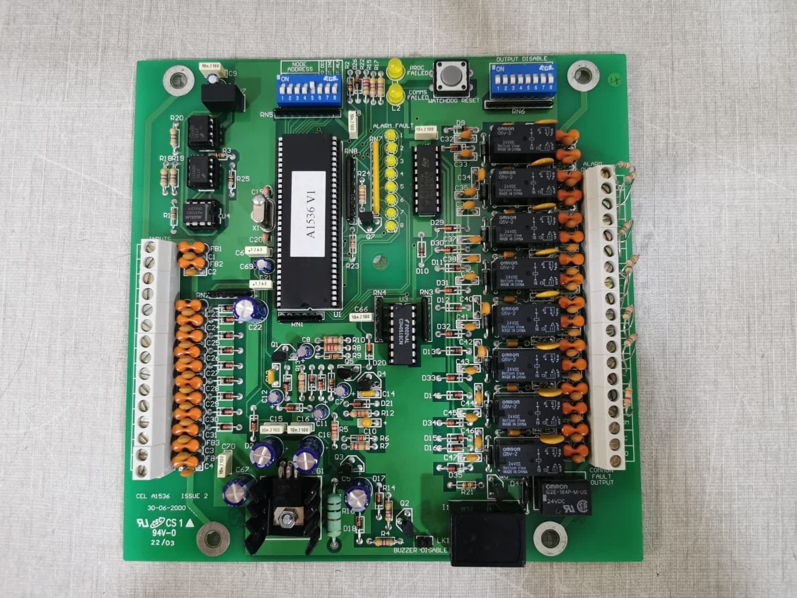 A1536 8 Way Conventional Alarm Circuit Board