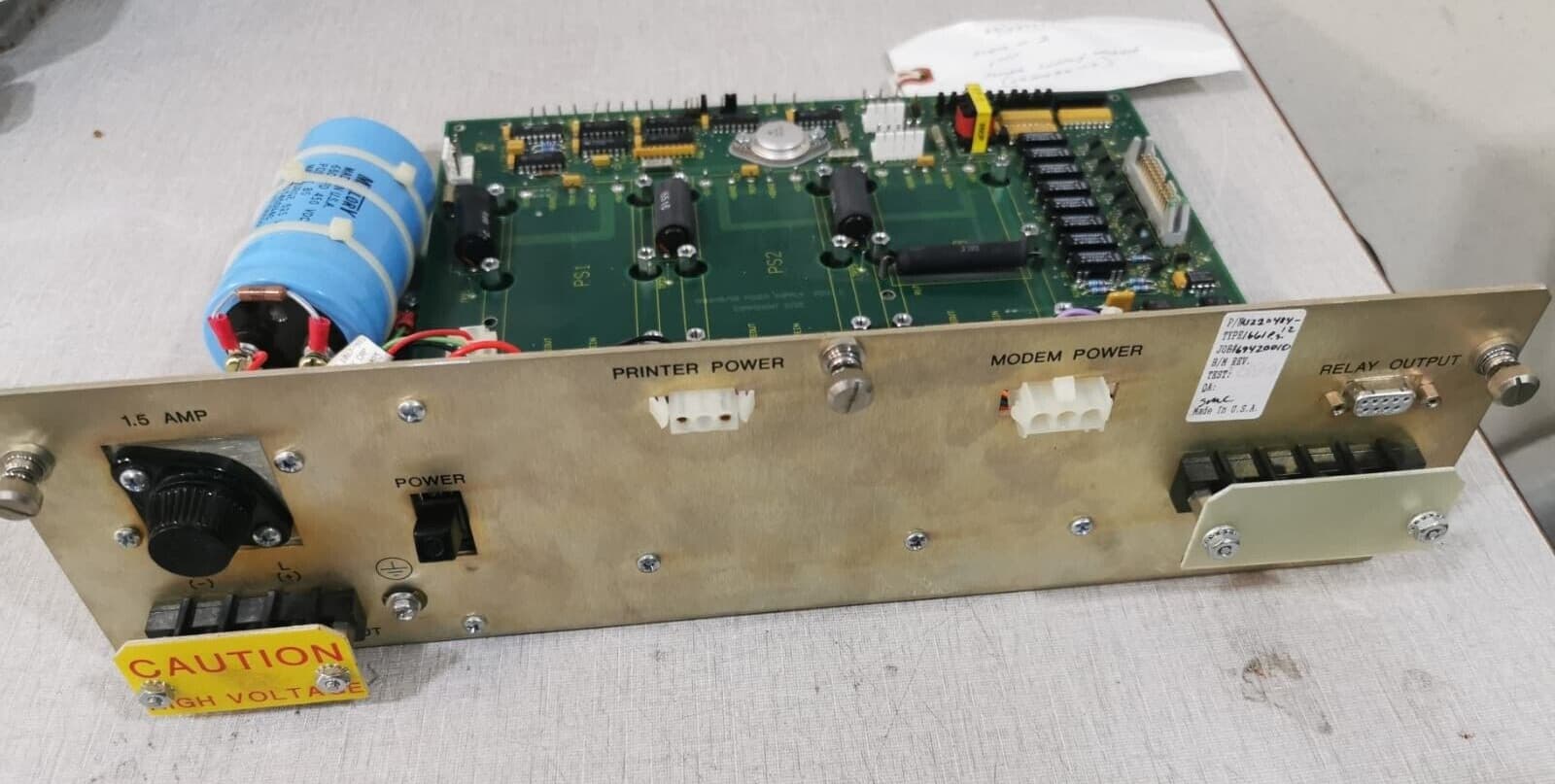 UZ20484-12 Panel Board Power Supply Module TRI640/50