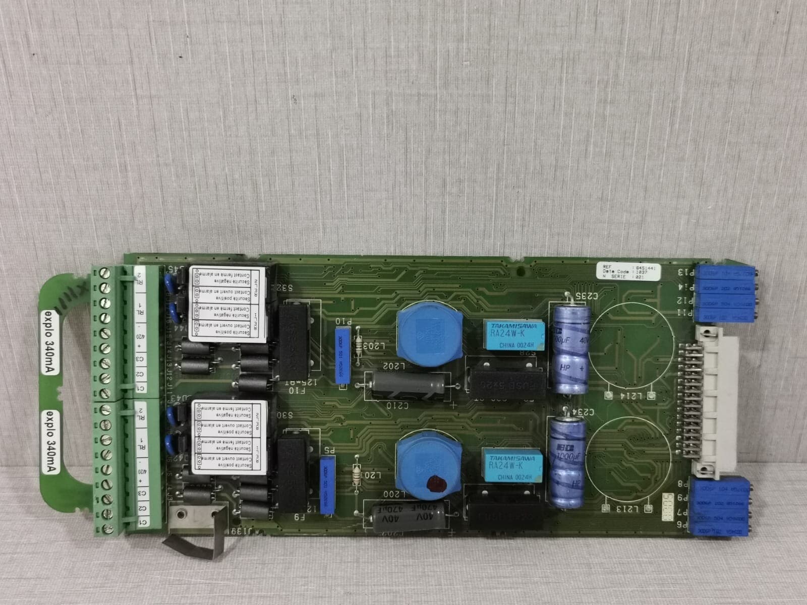 6451441-1037 CARD FOR OLDHAM MX52 Gas Detection Controller