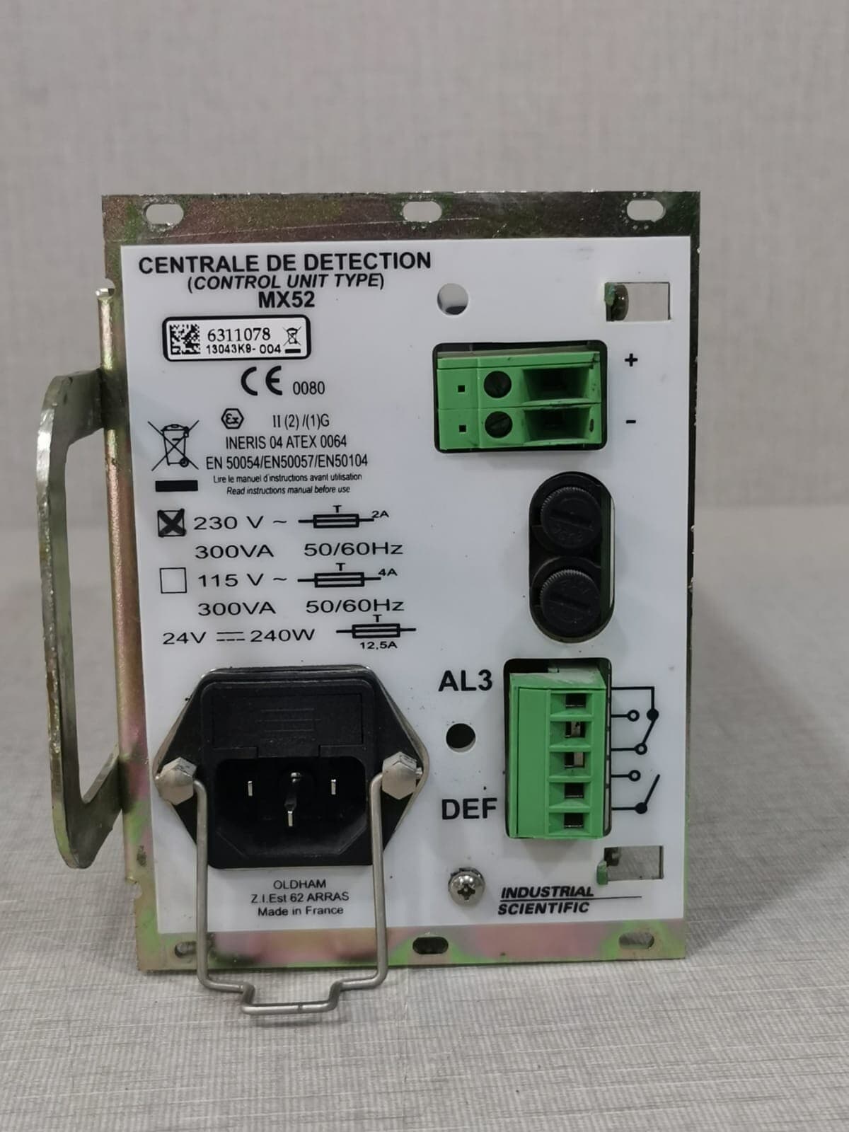 Oldham MX52 Gas Detection Control Unit Type 6311078