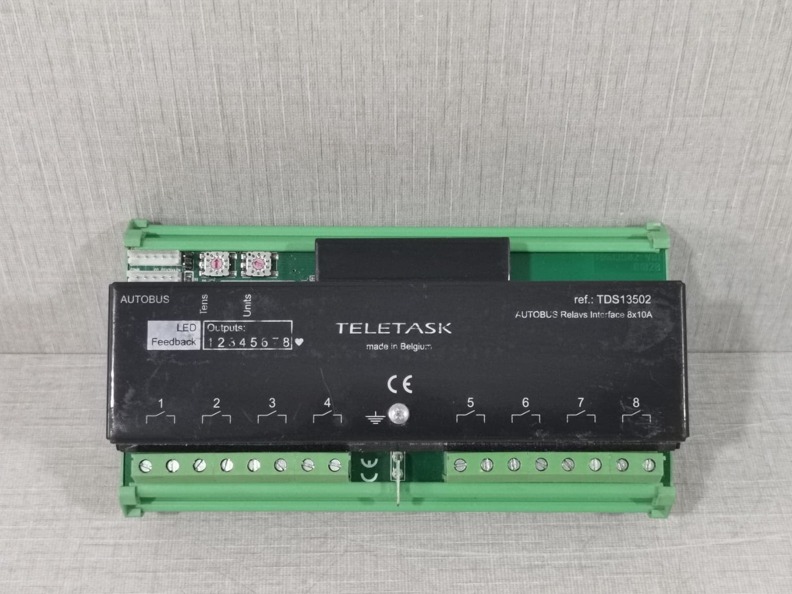 TELETASK TDS13502 AUTOBUS Relay interface 8x10A