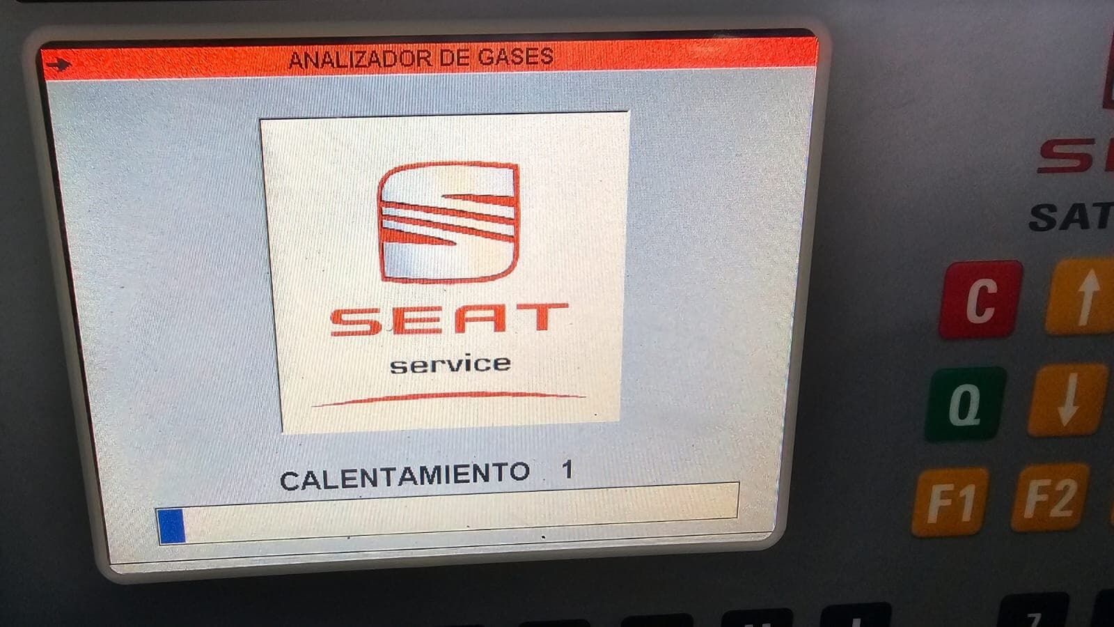 SEAT SEAT SAT 3200B SEAT SAT 3200B E2 S/N 384 GAS ANALYZER 200-240VAC 50/60Hz