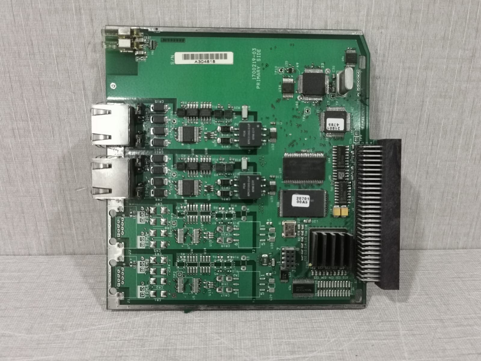 FANUC IC695CMM002-AB RX3i GE Fanuc IC695CMM002-AB RX3i 2 Channel Serial Communications Module Main Board