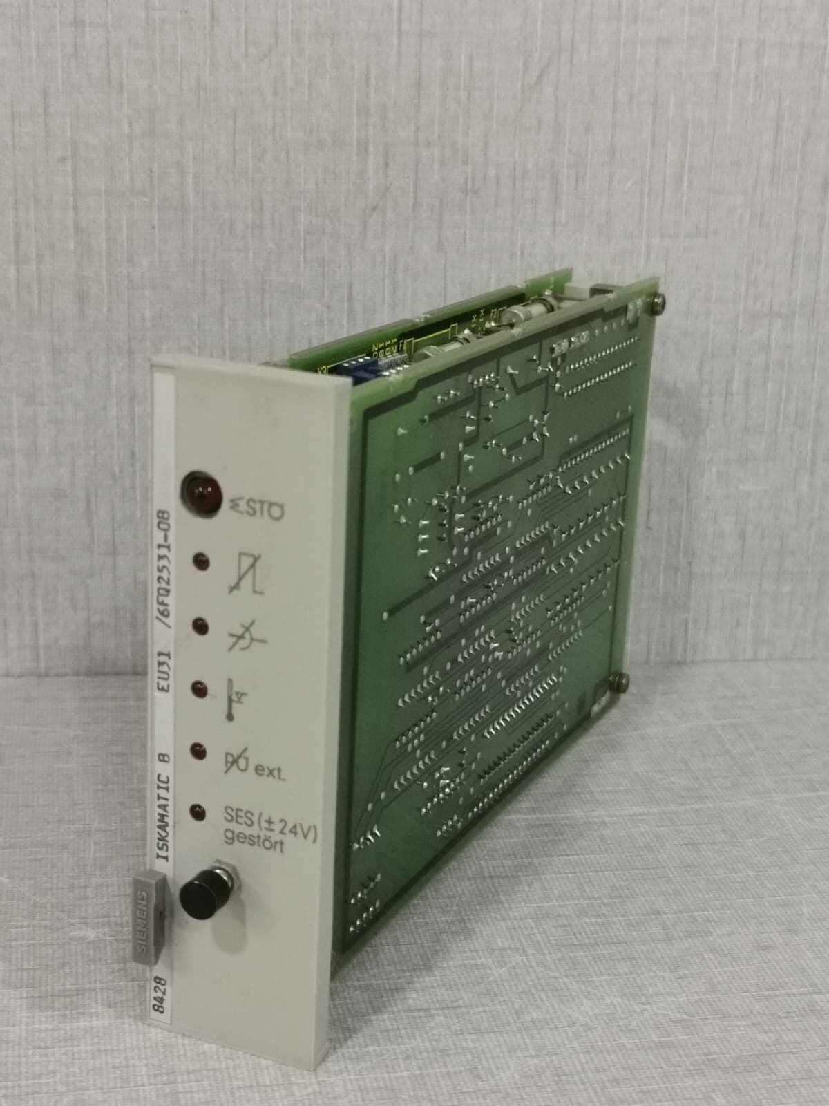 SIEMENS EU31/6FQ2531-0B ISKAMATIC B POWER SUPPLY MONITORING MODULE