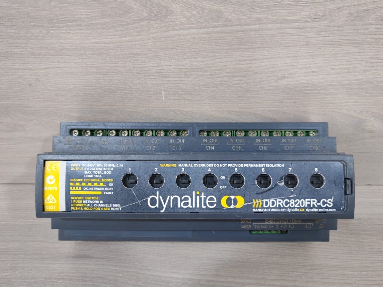 Dynalite DDRC820FR-CS Relay Controller