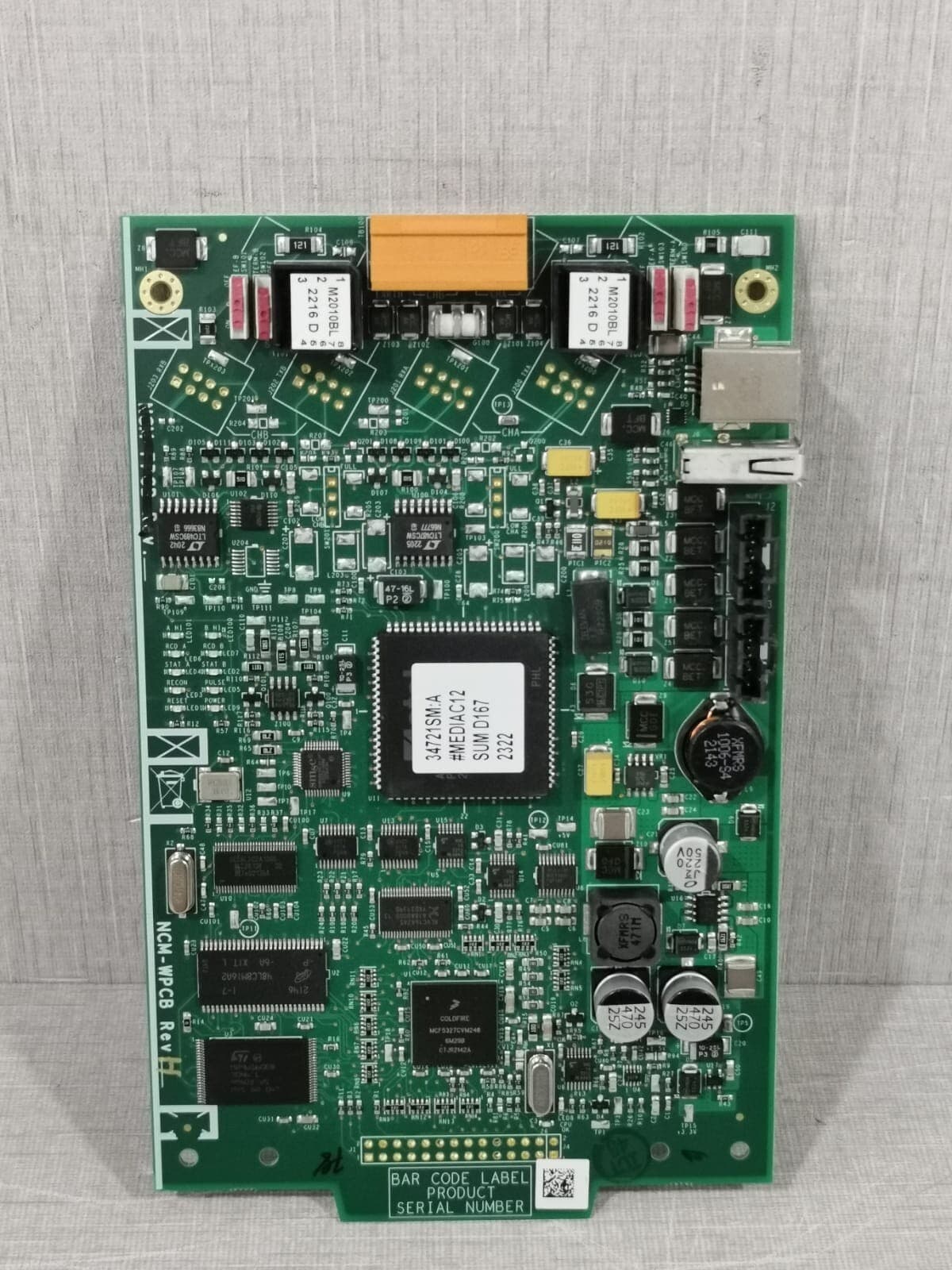 NCM-W/NCM-WPCB REV.H FIRE ALARM CIRCUIT BOARD