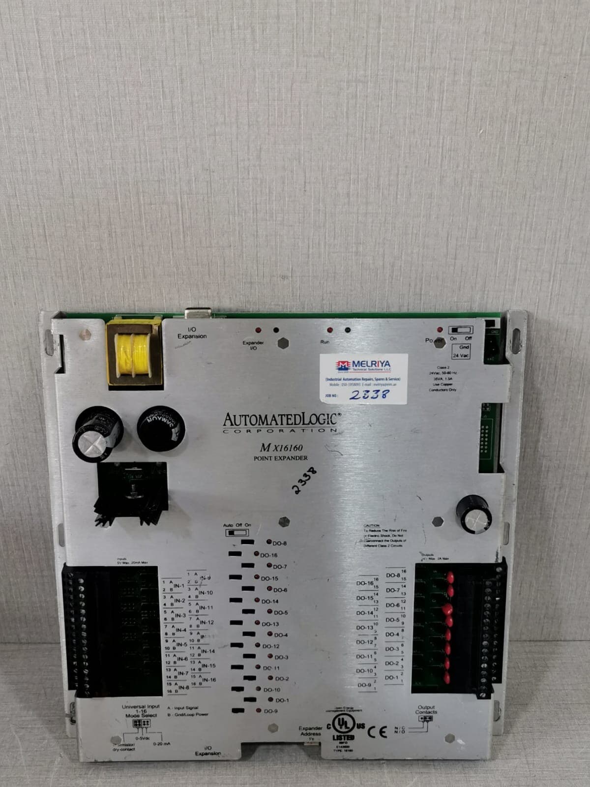 AUTOMATED LOGIC MX16160 POINT EXPANDER 16160 CONTROL MODULE