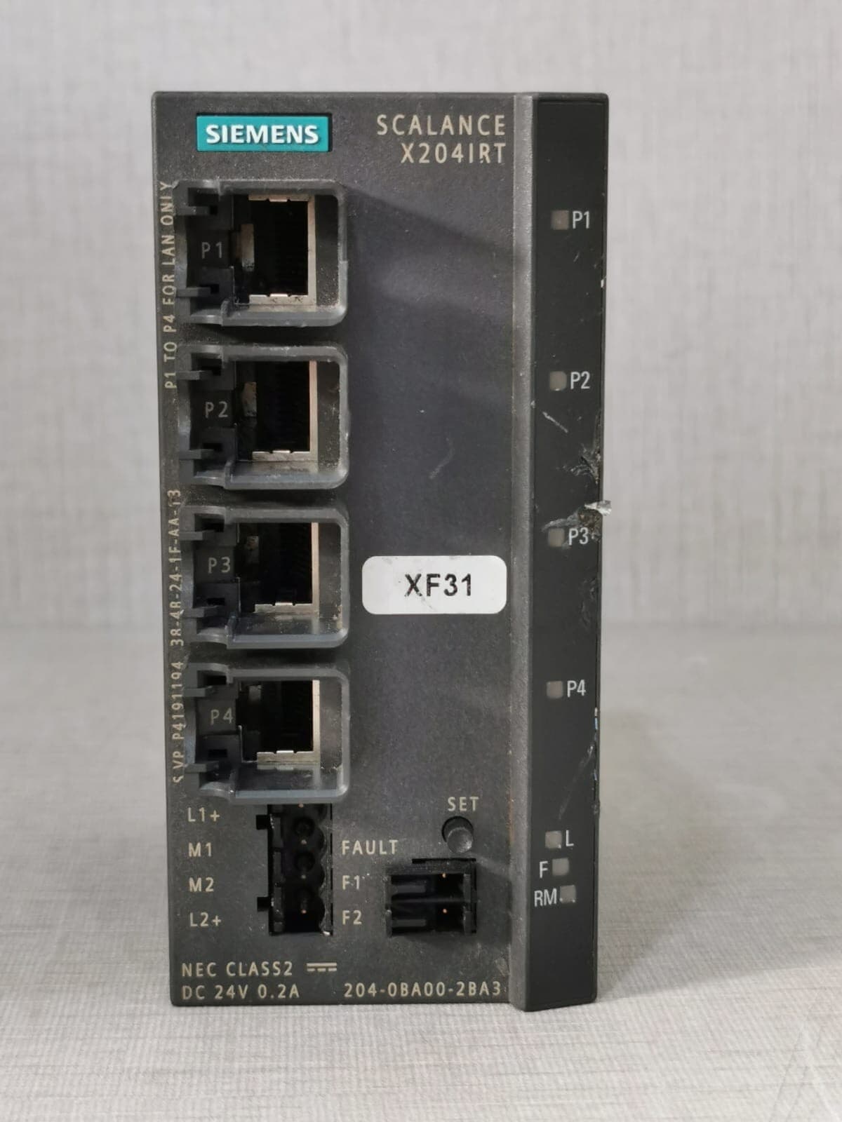 Siemens SCALANCE X204IRT / 6GK5204-0BA00-2BA3 Simatic Ethernet Switch