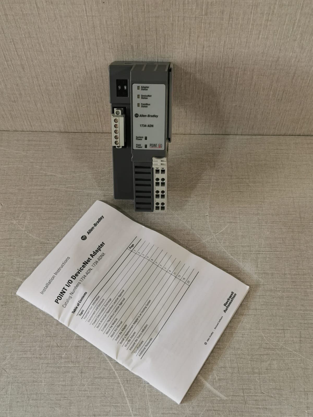 Allen Bradley 1734-ADN Point I/O DeviceNet Network Adaptor Ser. B