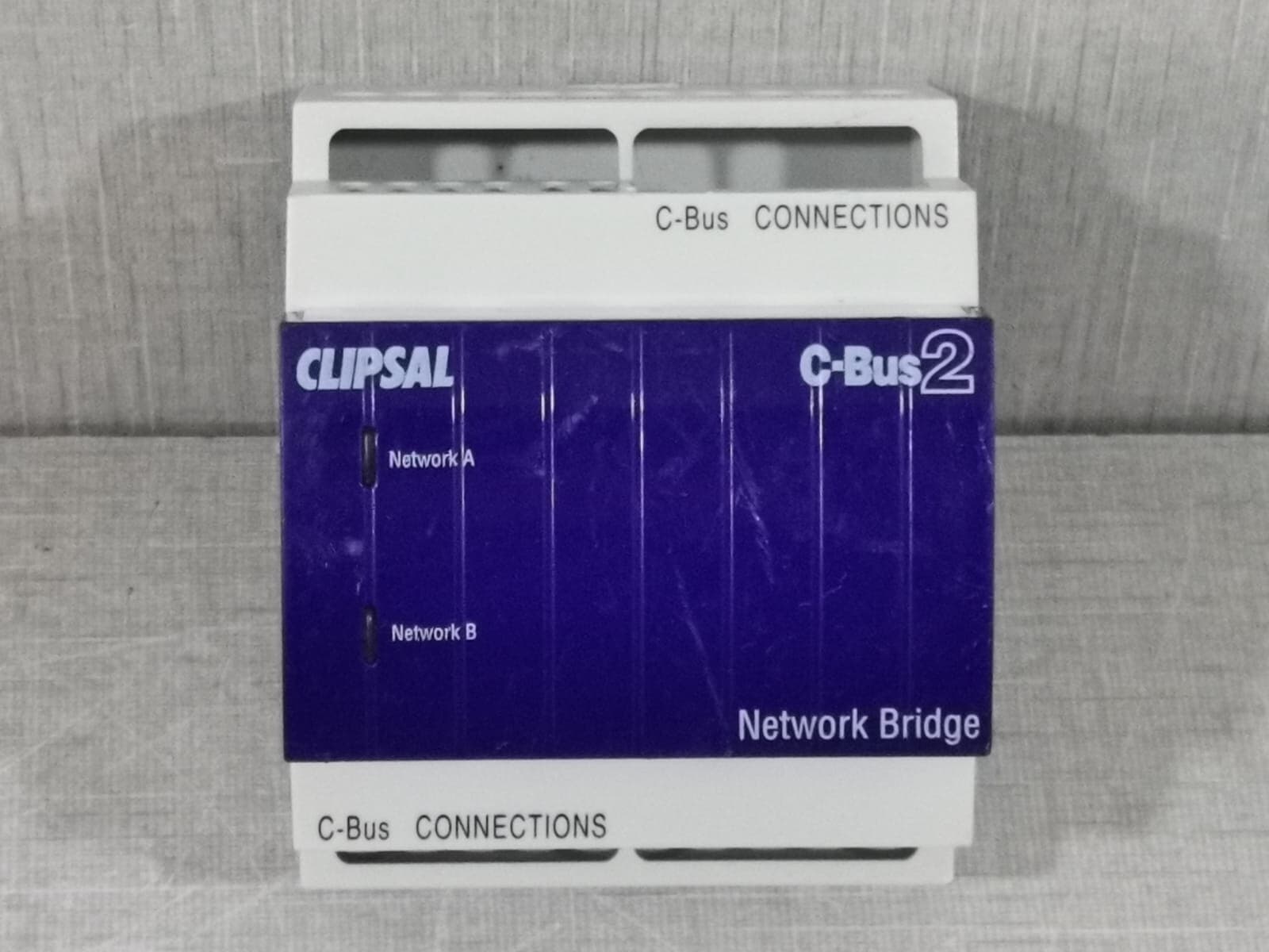 Clipsal 5500NB C-BUS2 DIN Rail Mounted Network Bridge (Mfg: 2006)