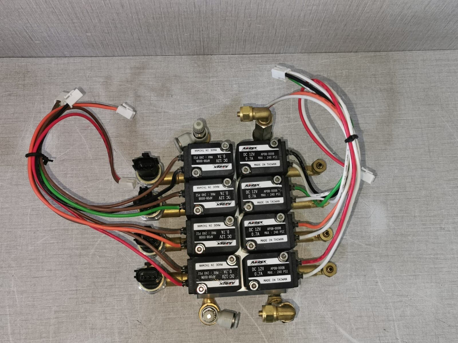 AirREX AP08-0008, DC 12V, 0.7A, Max: 240 PSI