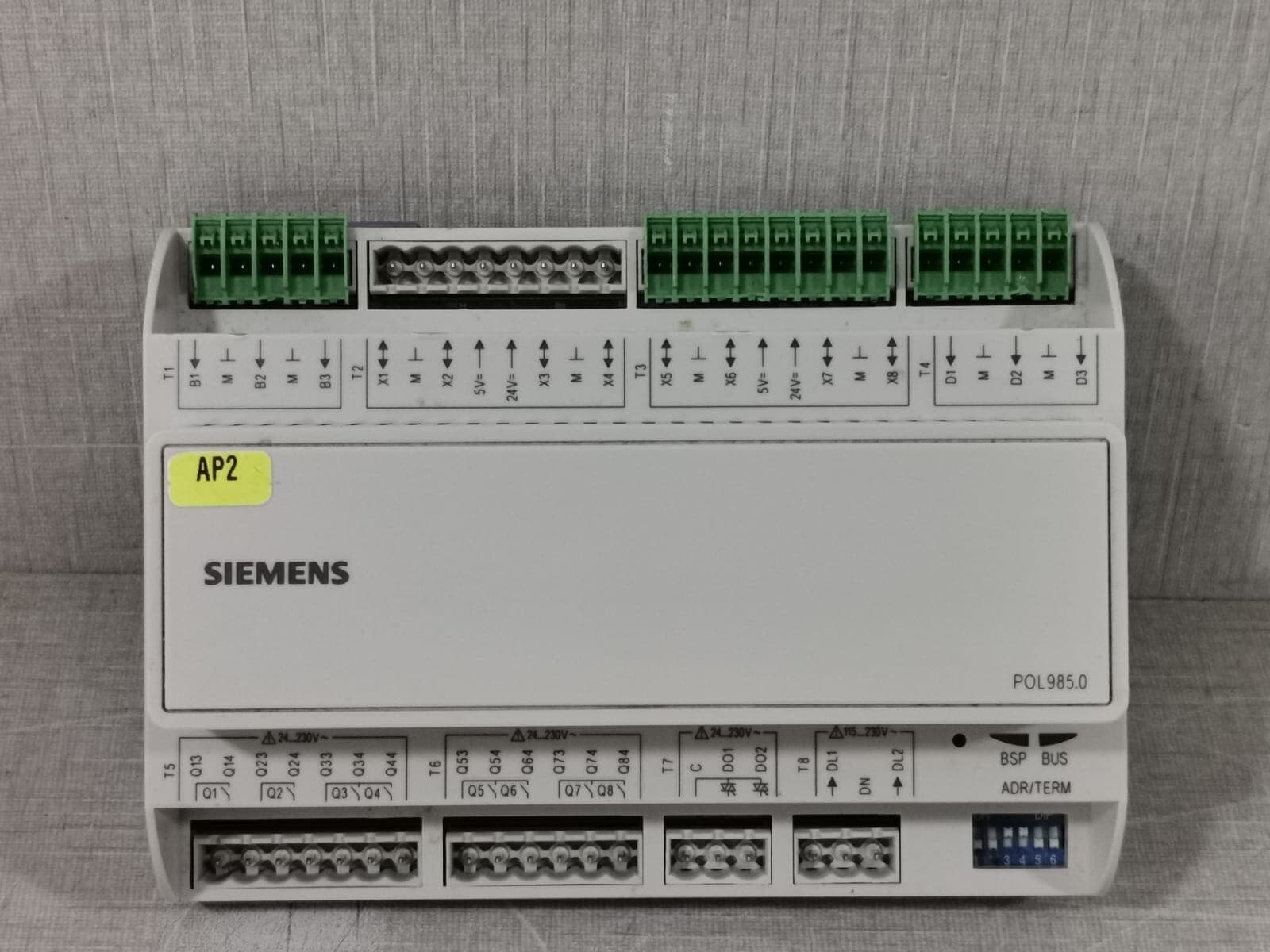 SIEMENS POL985.00/STD V9.12 EXTENSION MODULE