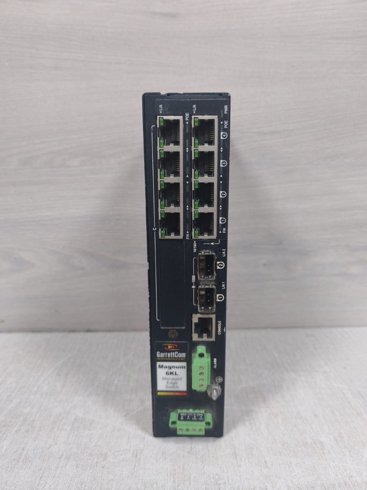 GarrettCom Magnum 6KL 8-Port GarrettCom Magnum 6KL 8-Port Managed Edge Switch / 6KLP-48VDC