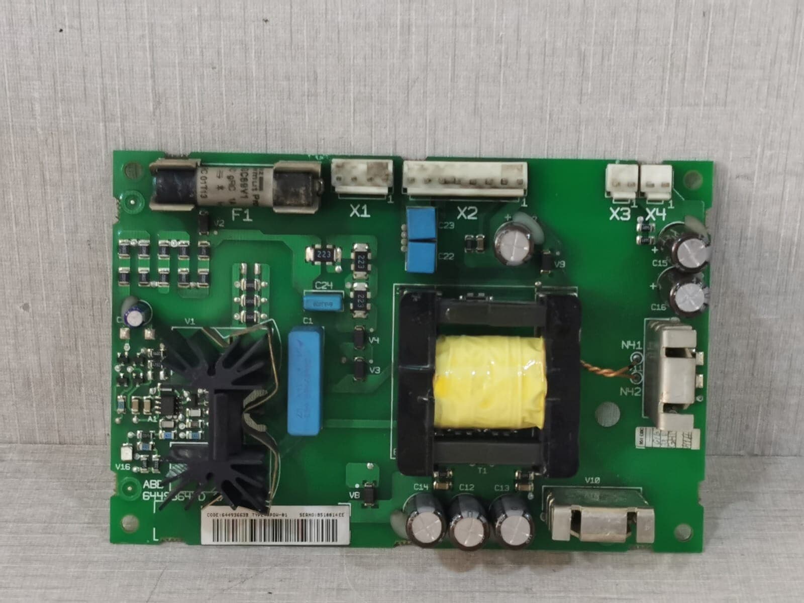 ABB APOW-01 POWER SUPPLY BOARD 64493647D 1/2