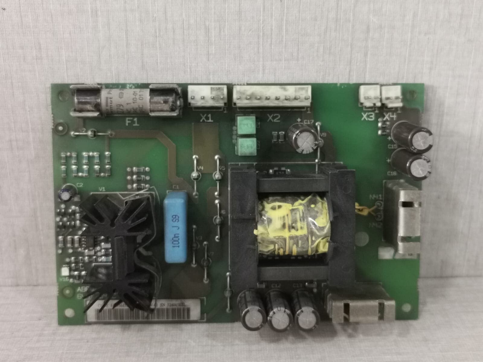 ABB APOW-01 POWER SUPPLY BOARD 64493647C 1/2