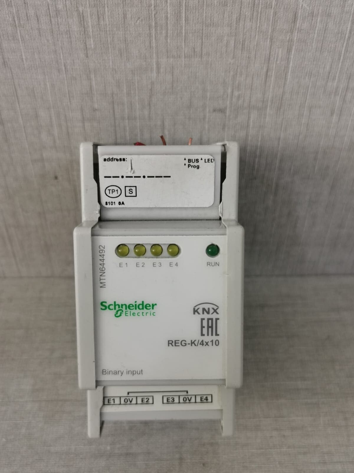 SCHNEIDER ELECTRIC MTN644492 SPACELOGIC KNX REG-K/4X10
