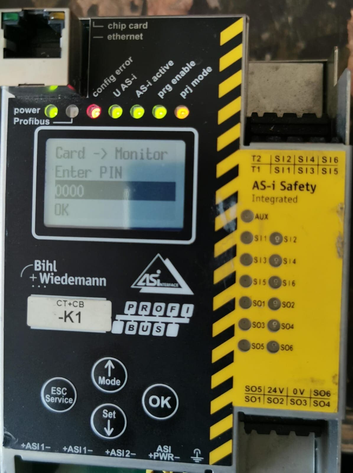 BIHL+WIEDEMANN BWU2822 BIHL+WIEDEMANN BWU2822 AS-i 3.0 PROFIBUS GATEWAY 16582 V4.3