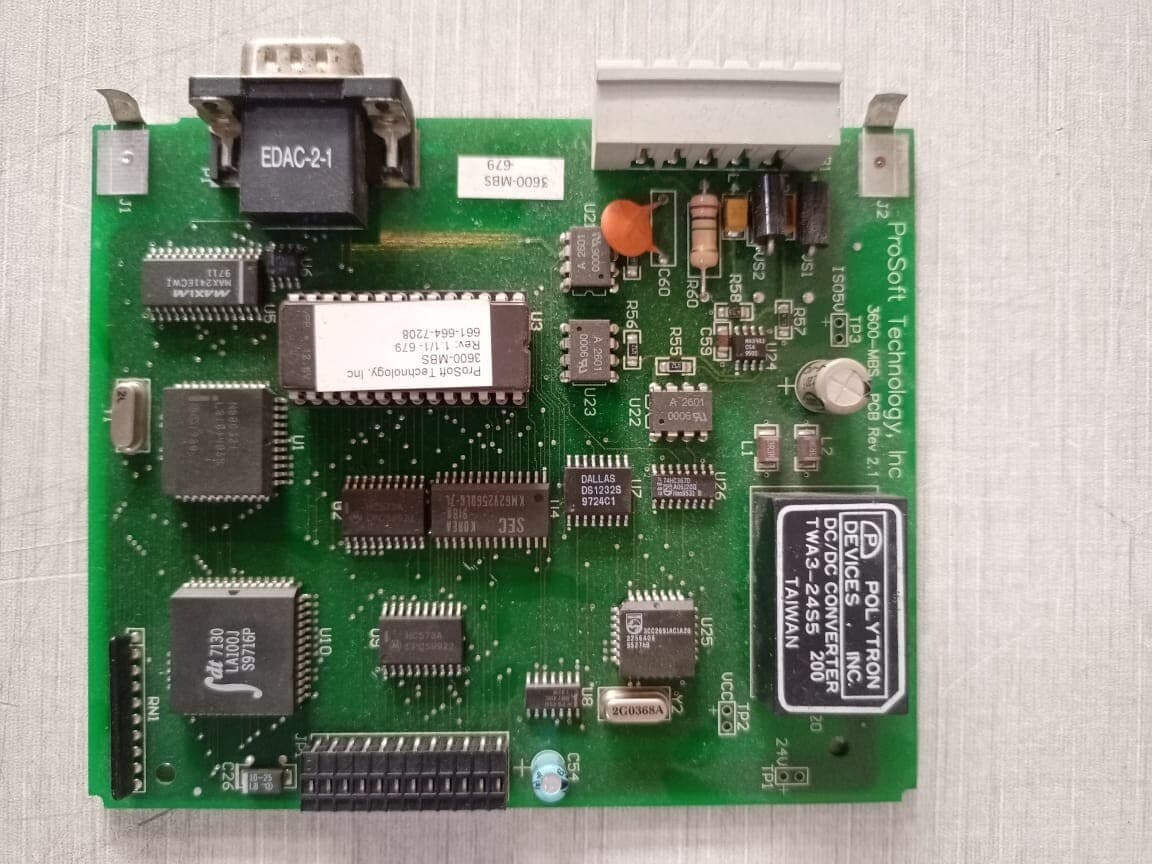 ProSoft 3600-MBS PCB Rev 2.1