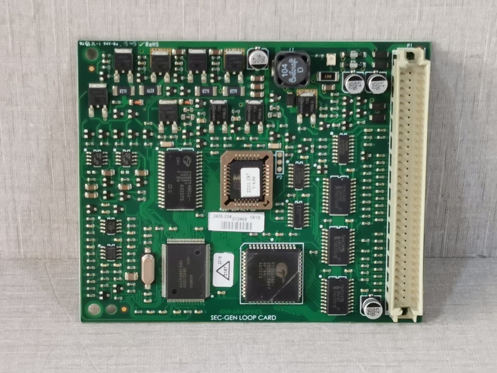 HONEYWELL GENT VIGILON 4269-634 REV 05 SEC-GEN LOOP CARD
