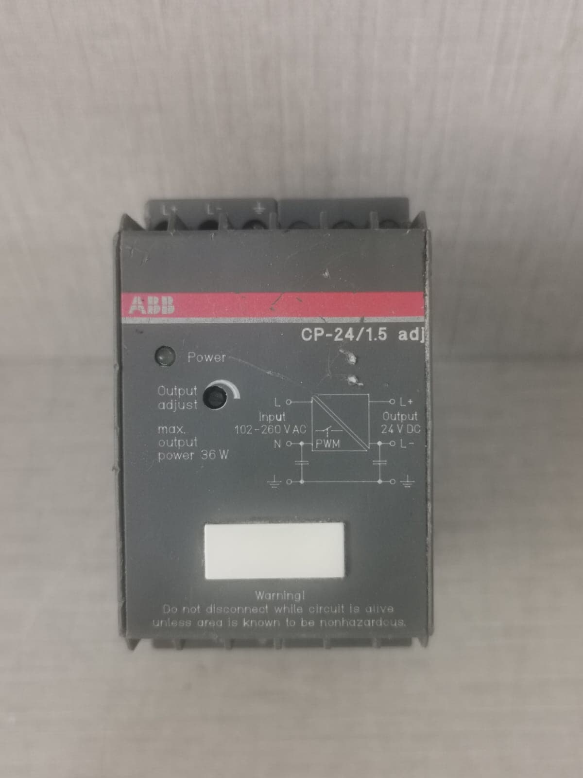 ABB CP-24/1.5 ADJ Switching Power Supply