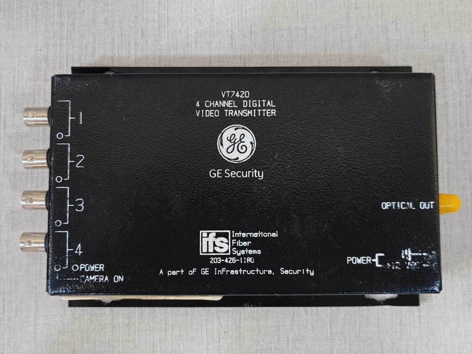 GE Security/IFS VT7420 4 Channel Digital Video Transmitter