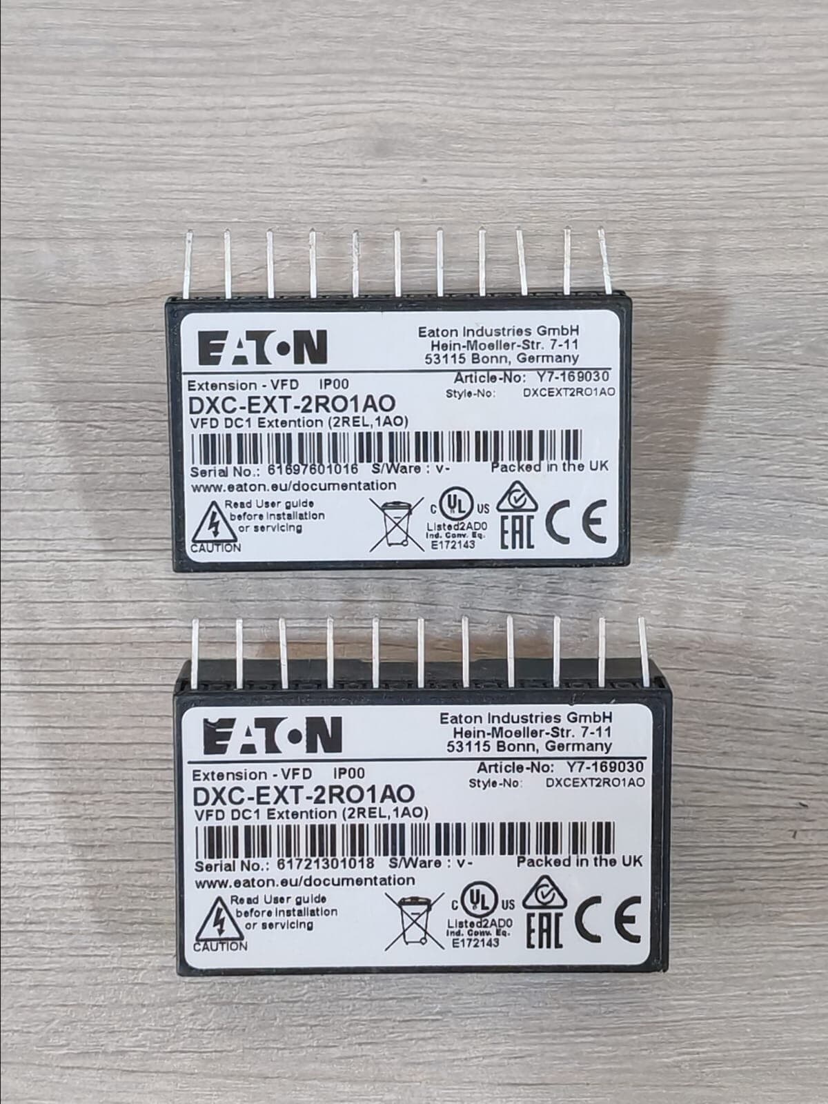 EATON DXC-EXT-2RO1AO VFD-EXTENSION MODULE