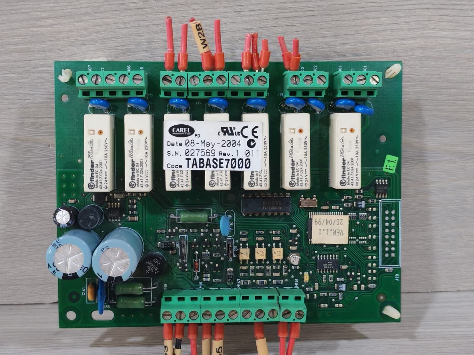 Carel TABASE7000 CAREL TABASE7000 REV.1011 PCB BOARD