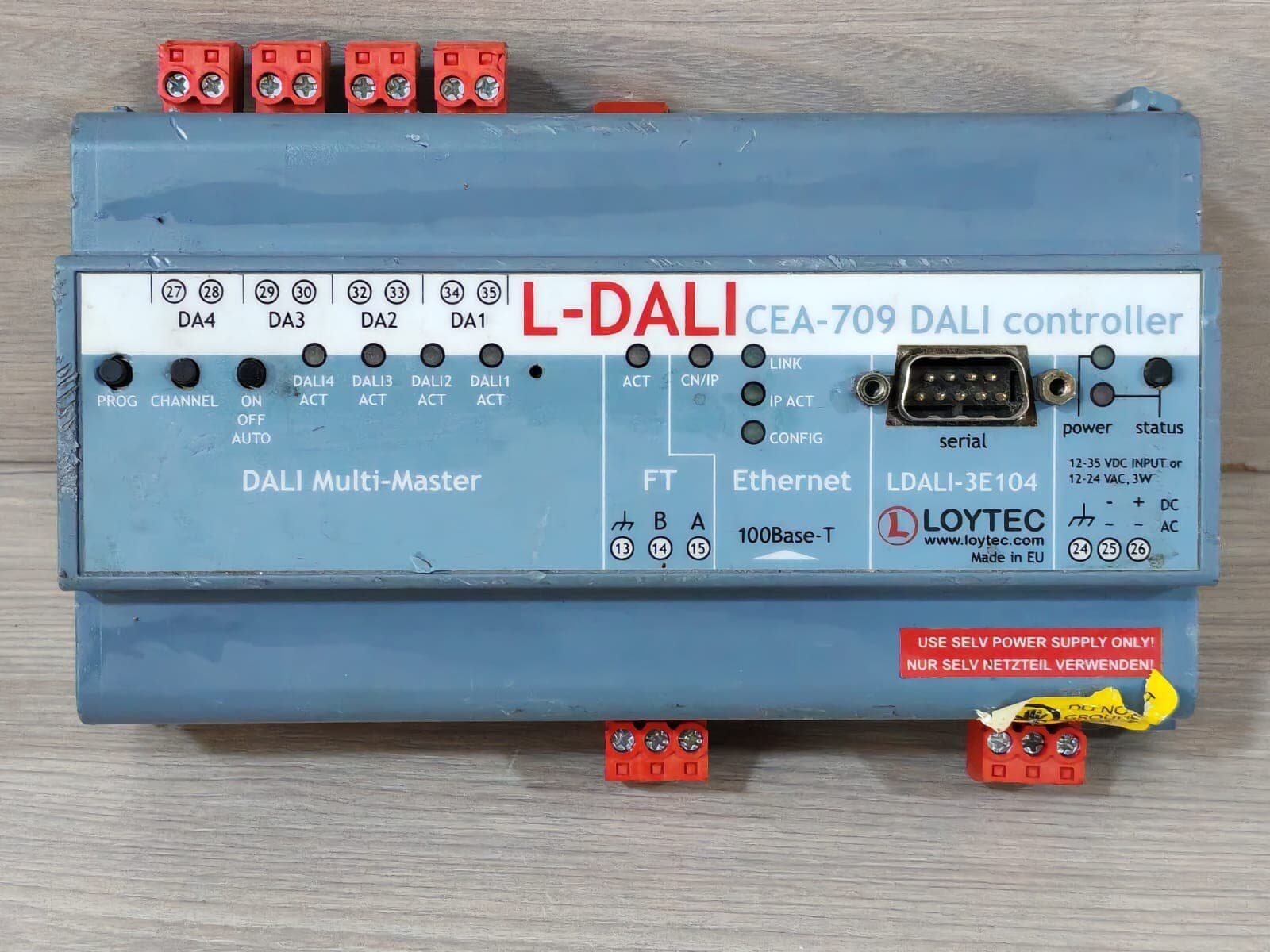LOYTEC L-DALI CEA-709/ LDALI-3E104 DALI MULTI- MASTER - TRIED & TESTED
