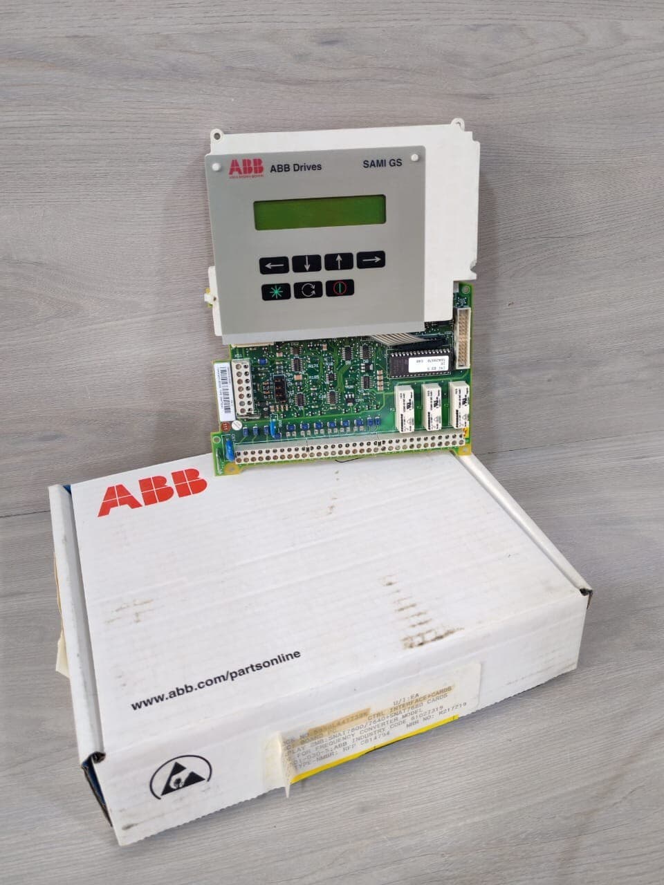 ABB Drives SAMI GS Operator Panel with SNAT7640 Controller Card